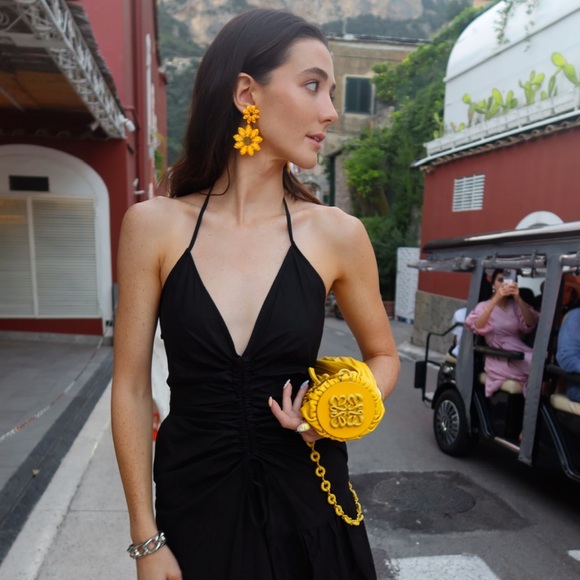 LOEWE PLEATED LEATHER BRACELET BAG - Picture 2 of 5